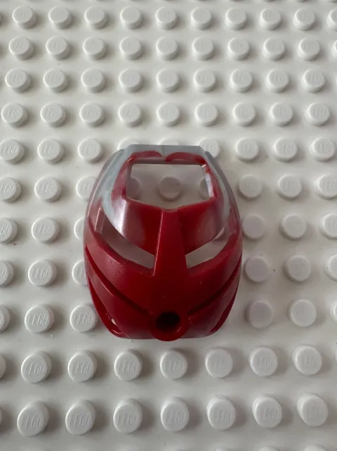 LEGO Bionicle Mask Ruru with Marbled Pearl Light Gray Pattern 32567pb01