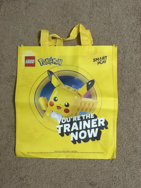 LEGO Pokemon SMART Play Pikachu Tote Bag Target Exclusive Promo 2026 Trainer Now