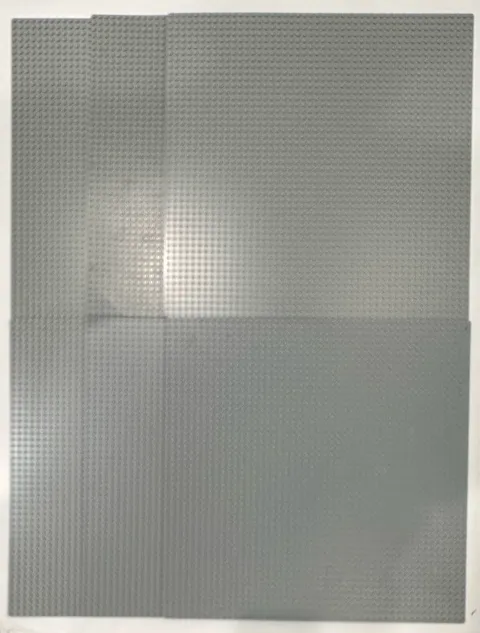 LEGO Classic Light Bluish Gray Baseplate 48 x 48 Lot Of 6