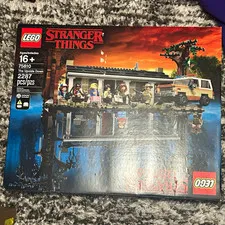 LEGO Stranger Things The Upside Down 75810 with box, manual and extra pieces