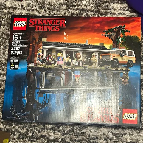 LEGO Stranger Things The Upside Down 75810 with box, manual and extra pieces