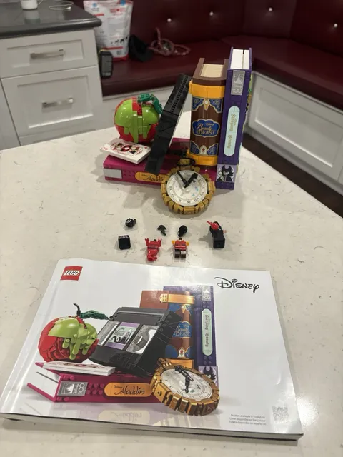 LEGO Disney Villain Icons 100th Anniversary Set 43227 95% complete , some figs
