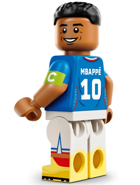NEW Lego Kylian Mbappe Minifigure 43013 Real Madrid France FIFA World Cup