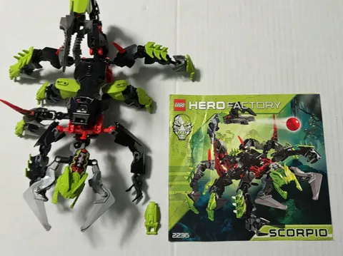LEGO Hero Factory 3.0 Scorpio - Set # 2236 - Incomplete 