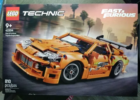 FACTORY SEALED LEGO TECHNIC SET FAST & FURIOUS TOYOTA SUPRA MK4 810 PIECES 42204