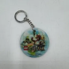 Lego Chima Circular Hologram Keychain 2”