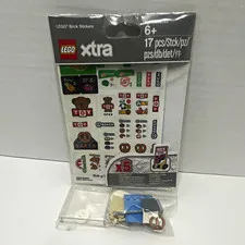 LEGO Xtra Brick Stickers Accessory Pack 853921 17pcs 6+ Blister Pack
