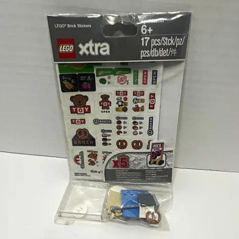 LEGO Xtra Brick Stickers Accessory Pack 853921 17pcs 6+ Blister Pack