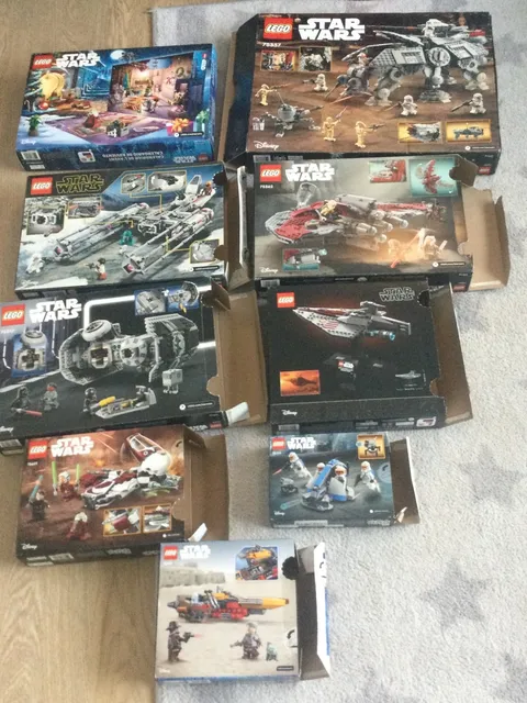 Lego StarWars Empty Box: 75337,75418,75362,75249,75347,75401,75404,75359, 75347