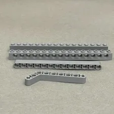 Lego 2465 3703 41239 72714 6629 42149 Dark Blue Gray Replacement Pieces Lot of 4