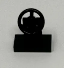 LEGO VEHICLE STEERING STAND Black Wheel #3829