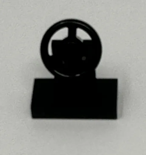 LEGO VEHICLE STEERING STAND Black Wheel #3829
