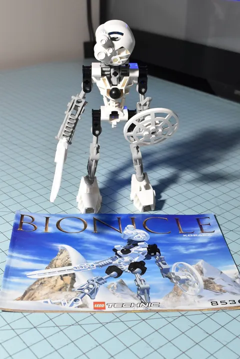 LEGO Bionicle Toa Mata 8536 Kopaka 100% Complete W/Instructions 