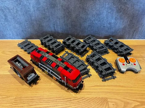 LEGO City Heavy-Haul Train 60098 In 2015 Used Retired As Is