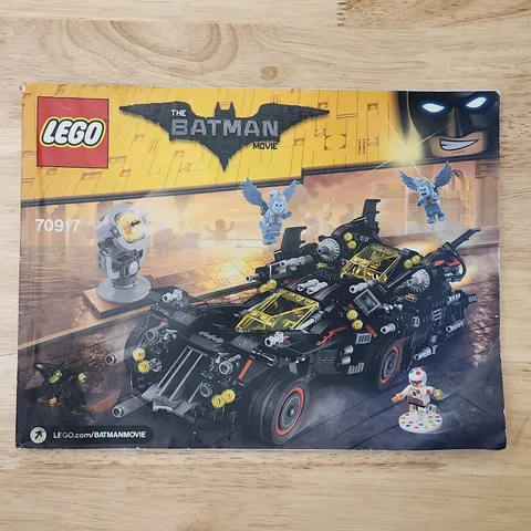 LEGO The Batman Movie Instruction Manual 70917 Ultimate Batmobile No Bricks