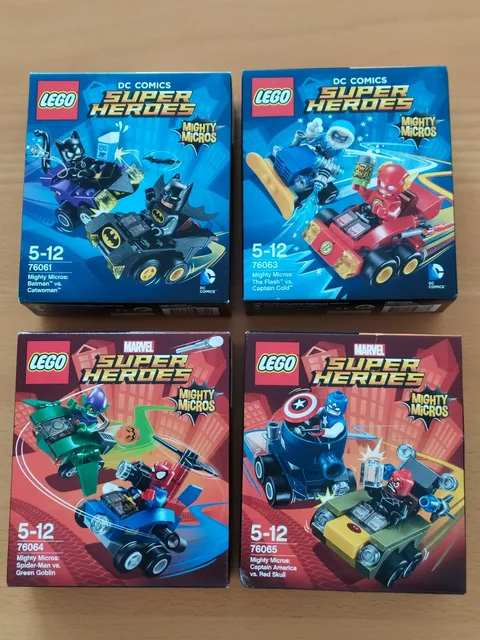 LEGO MARVEL SUPER HEROES 4 BOXES 76061, 76063, 76064, 76065 Boxes New