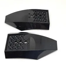 LEGO Parts- Black Aircraft Cockpit 10x6x2 Curved- 47406- QTY 2