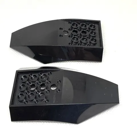 LEGO Parts- Black Aircraft Cockpit 10x6x2 Curved- 47406- QTY 2