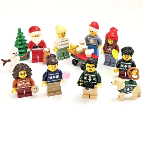 LEGO Christmas Ugly Sweater Minifigure Lot Genuine Lego Winter Holiday Party MOC