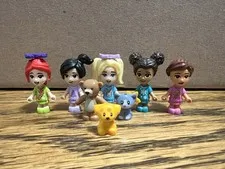 LEGO Friends Micro Doll Mini Figure lot x5 w/ x3 animals