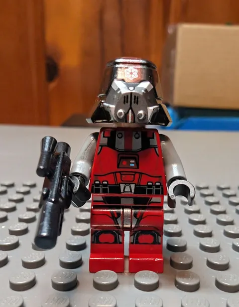 LEGO Star Wars Sith Trooper Minifigure Old Republic Dark Red sw0436