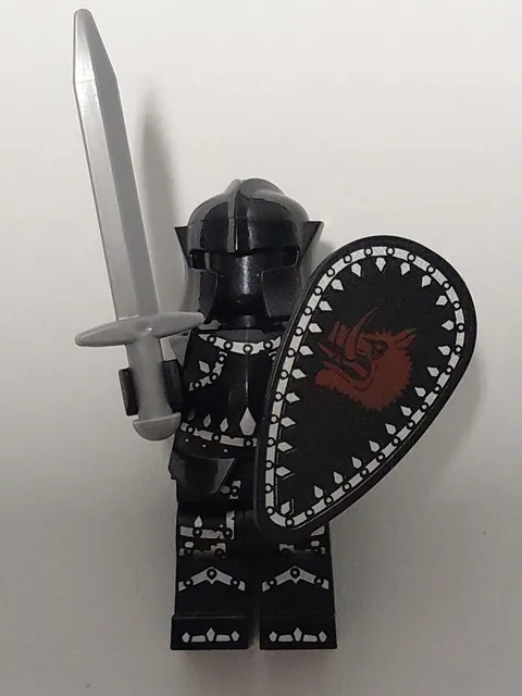 LEGO Minifigures Series 7 Evil Knight Minifigure w/ Sword & Shield #46