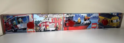 THE LEGO GROUP Rare DENMARK STUD WALL MOUNTED COAT HOOK 2019 Fire Department