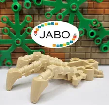 (S18/10/6) LEGO Bionicle 53562 Piraka Foot Foot Clawed Tan