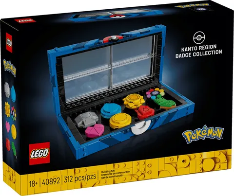 LEGO Pokemon 40892 Kanto Region Badge Collection Set NEW SEALED