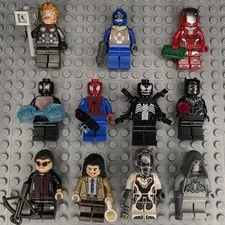 Lego Marvel Super Heroes Minifigures Lot and Accessories