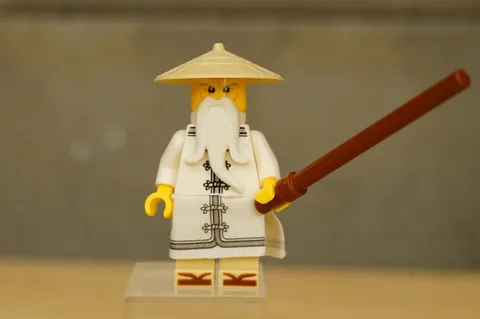 LEGO Ninjago Sensei Wu Minifigure The LEGO NINJAGO Movie 70618 njo315 Master