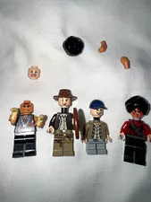 *RETIRED* LEGO Indiana Jones Temple of Doom Mini figure Lot *RARE*