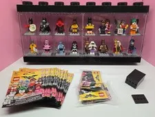 LEGO BATMAN MOVIE Minifigures Series Complete Set of 20, Display, checklist more