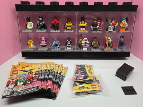 LEGO BATMAN MOVIE Minifigures Series Complete Set of 20, Display, checklist more