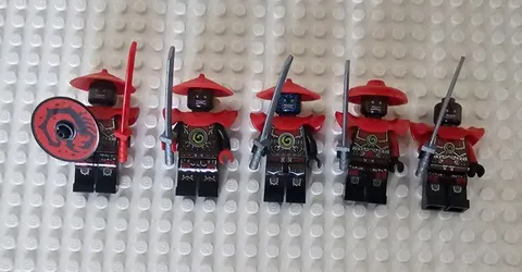 LEGO NINJAGO Stone Army Minifgure Lot of 5
