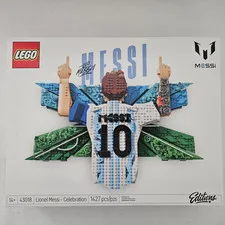 LEGO Editions Lionel Messi Celebration 43018 1,427 pcs, sealed in box, soccer
