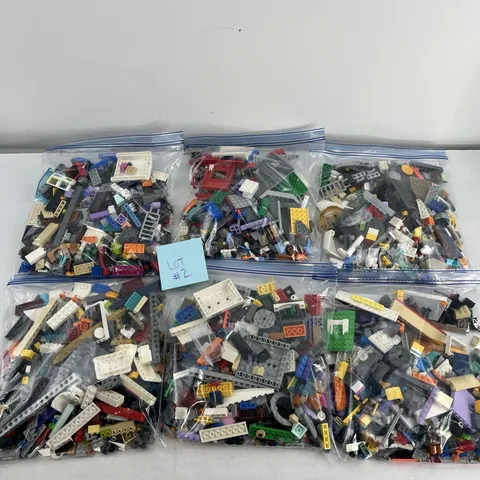 LEGO Bulk Lot of 6 Pounds Bricks Parts and Pieces Genuine Lego Assortment