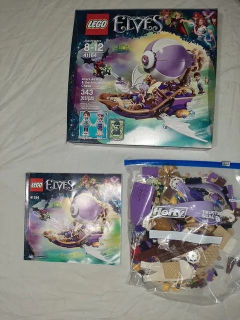 Lego #41184 Elves Airas Airship & The Amulet Chase - Complete w/Box