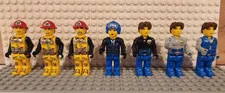 Lot Of 7 Vintage Lego Jack Stone Minifigures Collection Retired