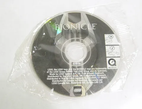 LEGO Vintage 2003 Bionicle 4204590 Pack In Mini Disc CD ROM Sealed
