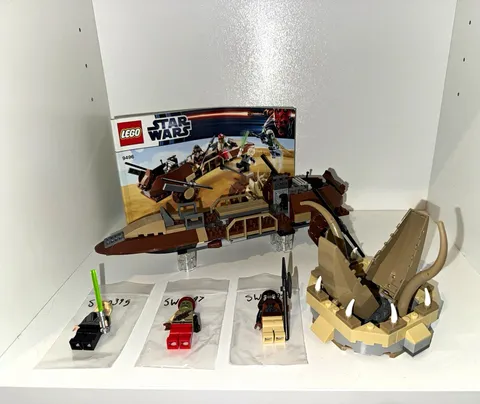 LEGO Star Wars 9496 Desert Skiff 100% Complete W Instruction Manual