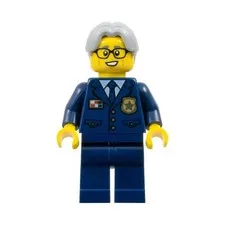 LEGO City Police Chief Wheeler Minifigure from 60316