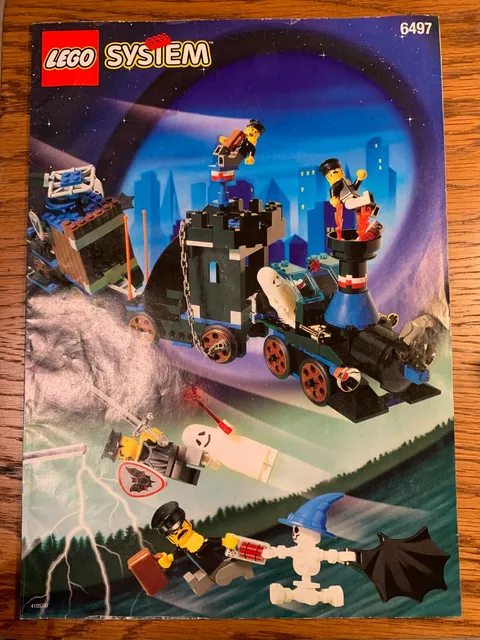 Lego Time Twisters Twisted Time Train 6497 Year 1997 Instruction Manual Booklet
