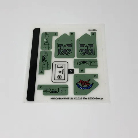 LEGO Sticker Sheet For 75571 Avatar Neytiri & Thanator vs. AMP Suit Quaritch (1)
