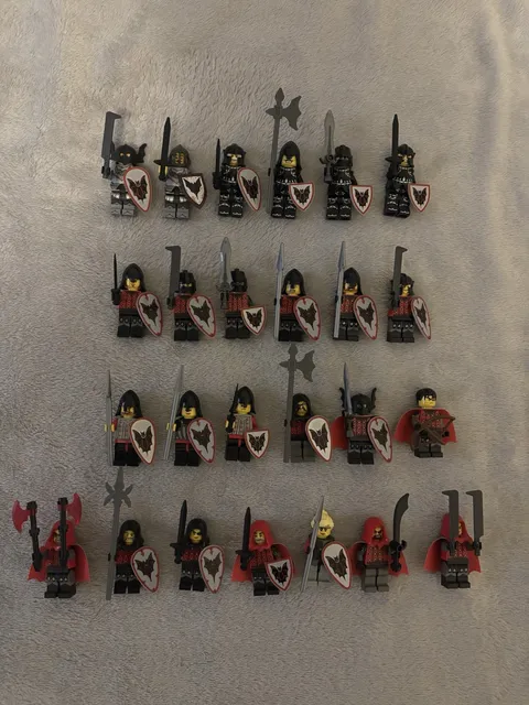 LEGO Castle Fright Knight Figure Lot CMF Fright Knight, Evil Knight, Vampire