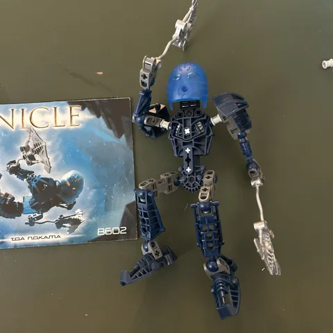 LEGO Bionicle Toa Nokama 8602 incompleteFigure Set Copy Instructions