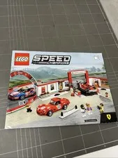 VINTAGE TOY LEGO MANUAL INSTRUCTIONS BOOKLET ART SPEED CHAMPIONS 75889