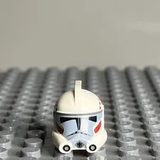 Star Wars LEGO White Minifigure Headgear Helmet SW ARC 98099pb01 sw0377 - 3G