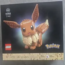 LEGO Pokémon Eevee Build Together Complete Set 72151 587 Pcs 18+ brand New 