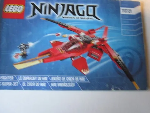 Lego Ninjago Building Instructions Instruction 700721 Kai Fighter Masters of Spinjitzu
